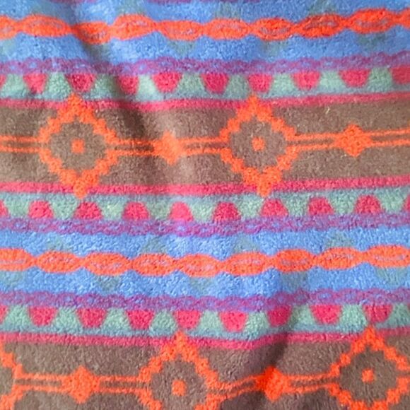 Eddie Bauer Womens Southwestern 1/4 Zip Quest Pullover Fleece Size Large - Picture 7 of 11